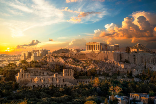 Acropolis of Athens at sunset Acropolis of Athens at sunset
